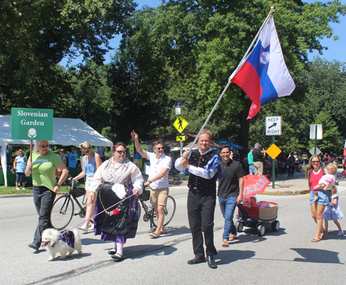 Slovenian Garden in Parade of Flags